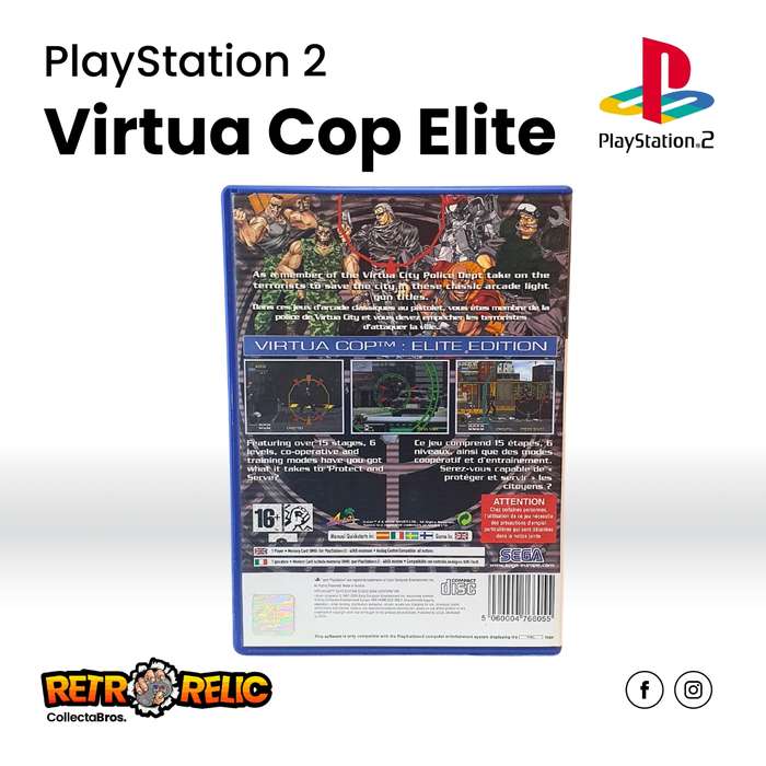 Virtua Cop Elite Edition PlayStation Two (PS2) videogame  Pre-Owned
