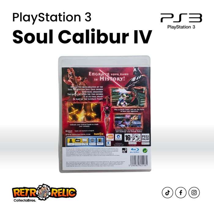 Soulcalibur IV (PS3) videogame - Pre-Owned