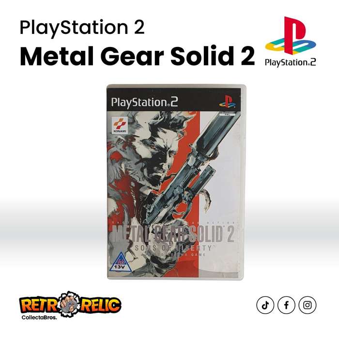 Metal Gear Solid 2: Sons of Liberty with Bonus Disc (PS2) videogame