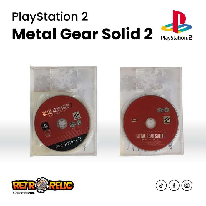 Metal Gear Solid 2: Sons of Liberty with Bonus Disc (PS2) videogame