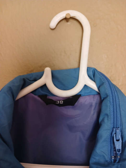 Summer jacket blue fabric size38 XL