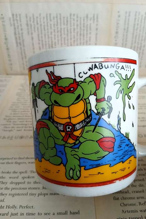 Vintage Teenage Mutant Ninja Turtles Mug - Raphael [1990 Mirage Studio]