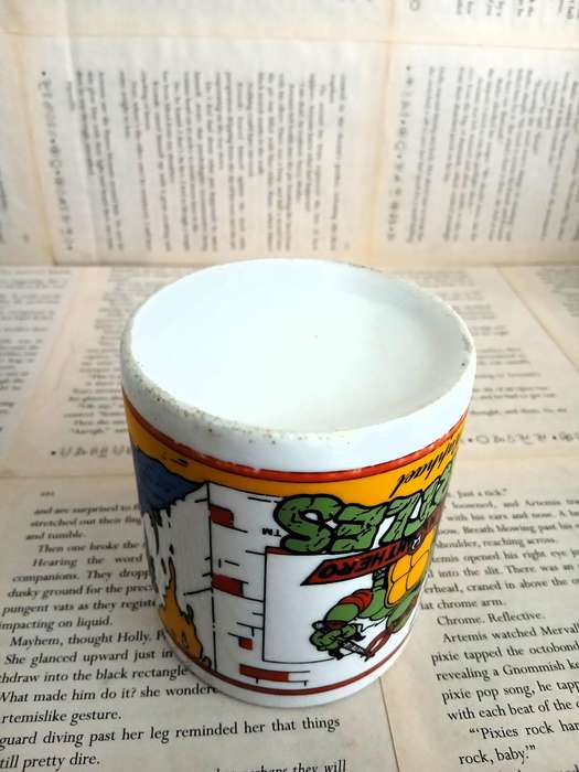 Vintage Teenage Mutant Ninja Turtles Mug - Raphael [1990 Mirage Studio]