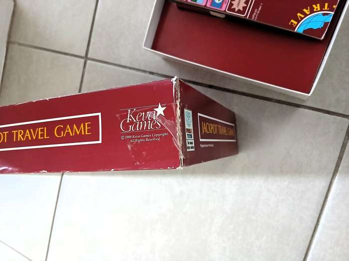 Jackpot Travel Game [Vintage] [Board Game] [1988]
