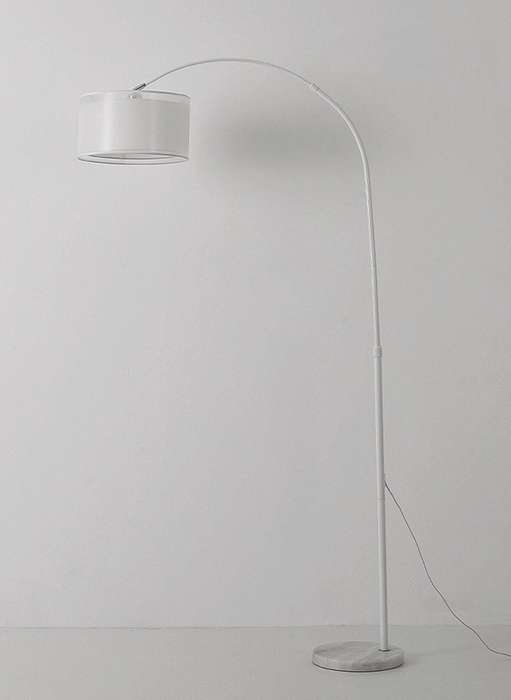 Arch Living Room Floor Lamp - White