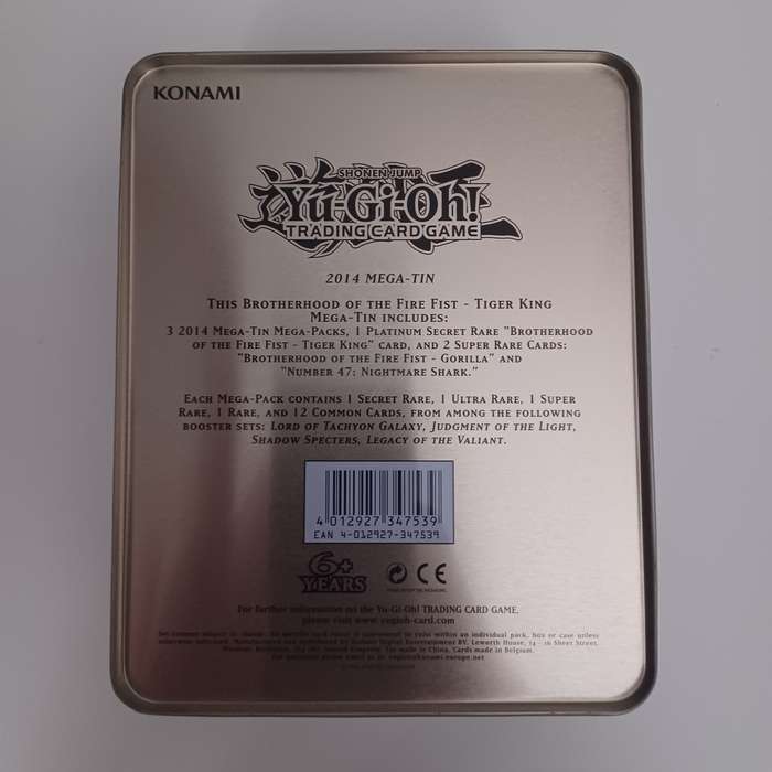YU-GI-OH - SHONEN JUMP TIGER KING 2014 COLLECTOR MEGA TIN (empty)