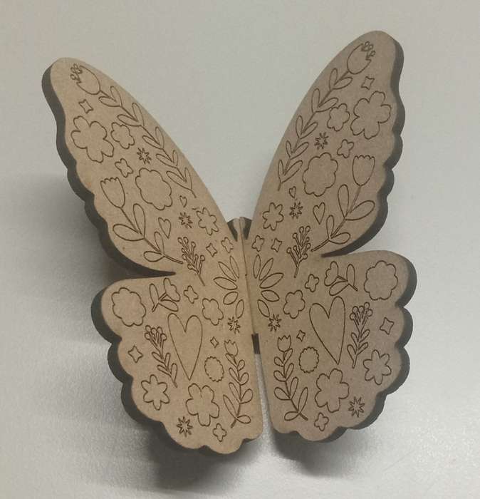 Cut Out Shape -3d Butterly