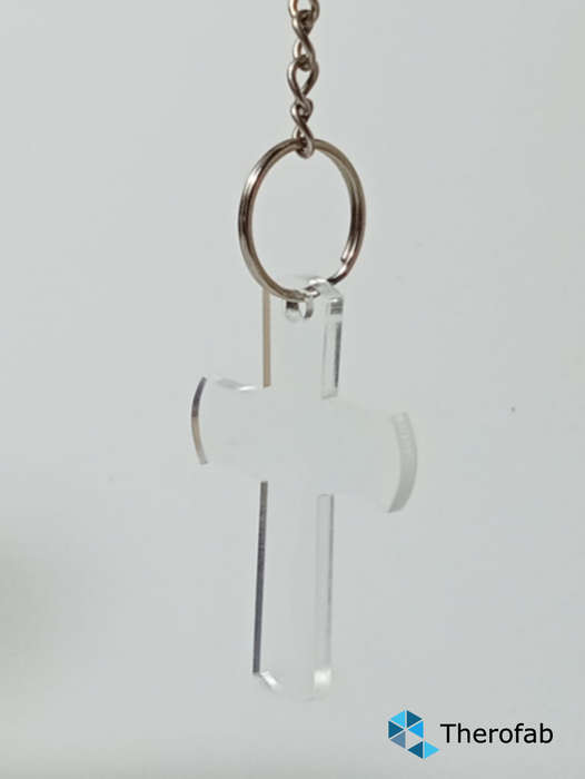 Cross keychain - blank