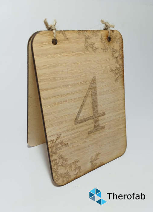 Rustic Table Numbers 1-10