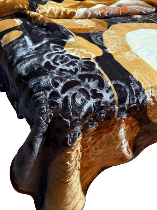 Premium 1-Ply Mink Blanket  Velvety Soft & Reversible Design by Dolphin