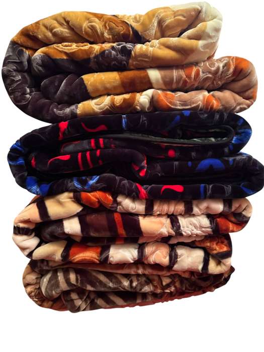 Premium 1-Ply Mink Blanket  Velvety Soft & Reversible Design by Dolphin