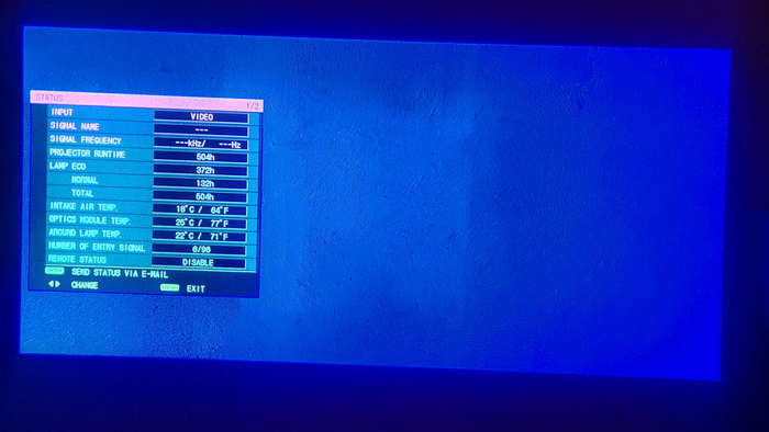 Panasonic Projector PT-DZ750 projector