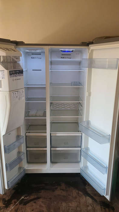 Double door hisense fridge 510L side by side refrigerator