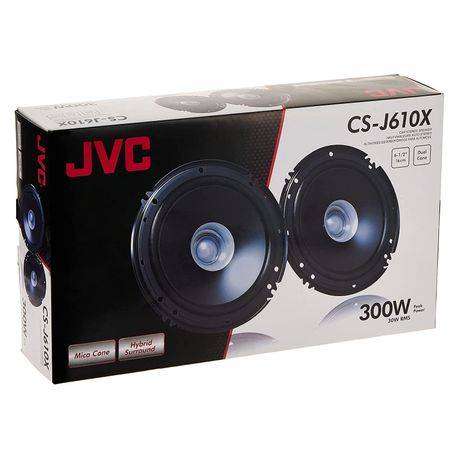 JVC CS-J610X J Series 6" 300 Watts Coaxial Speakers & Evo Tweeters
