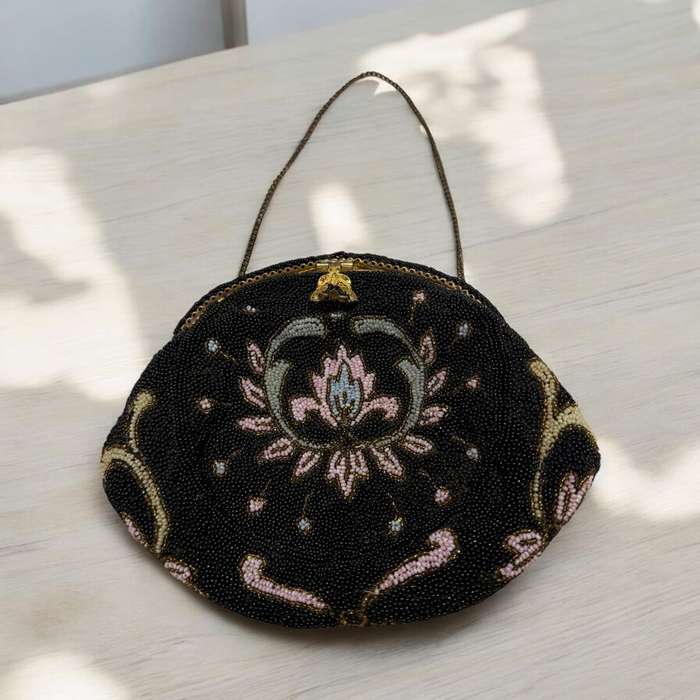 French hand made vintage purse