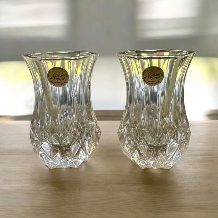 Crystal posy glasses