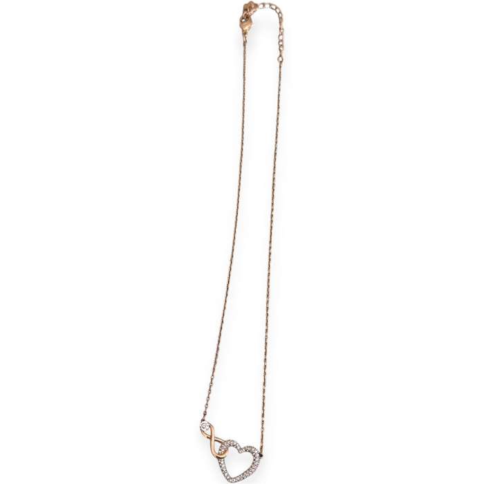 Swarovski infinity heart necklace