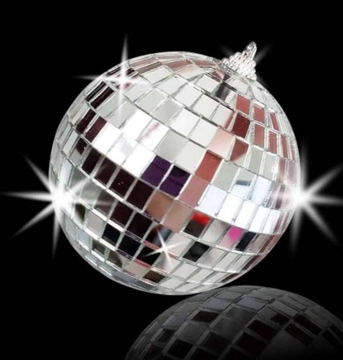 12 Piece 4cm Mirror Ball for Disco, Wedding or Party Reflective Round Hanging Decoration