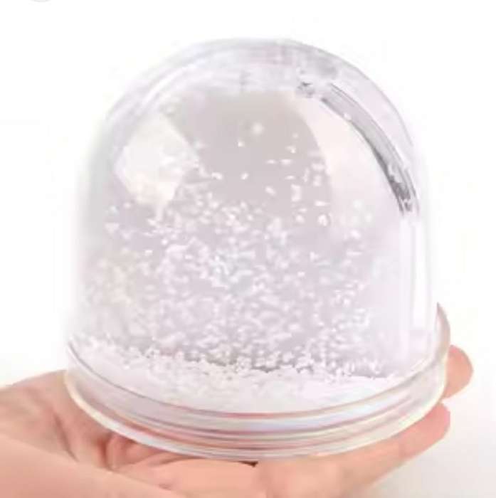 Pack of 2 - Snow Globe Personalized DIY Photo Insert