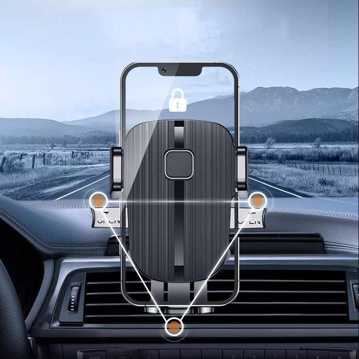 Car Mounted Mobile Phone Holder Navigation, Indoor Outdoor Air Vents