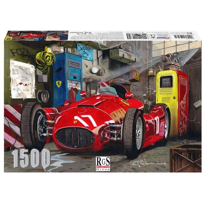 RGS Group Vintage Race Workshop 1500 Piece Jigsaw Puzzle