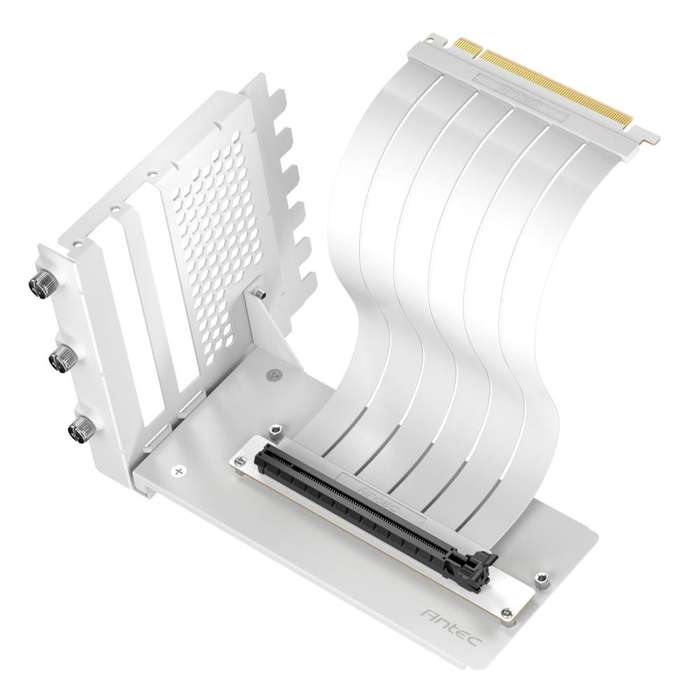 Antec RTX40 PCIe4.0 Riser Cable Vertical Bracket Kit  White