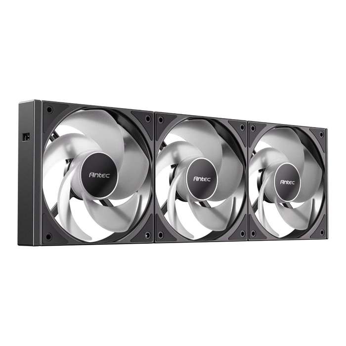 Antec Connect 120 Reverse ARGB PWM Fan 3 Pack  Black