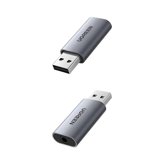 UGREEN CM383-80864 USB-A to 3.5mm Audio Jack External Sound Adapter