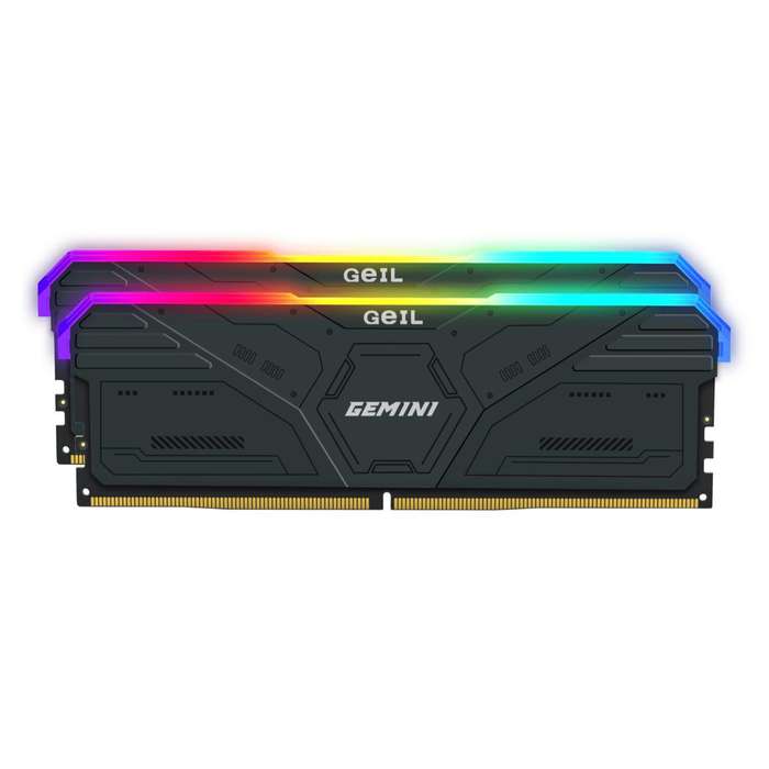 Geil Gemini RGB 32GB KIT(2X16GB) 6000MHz DDR5 Desktop Gaming Memory  Grey