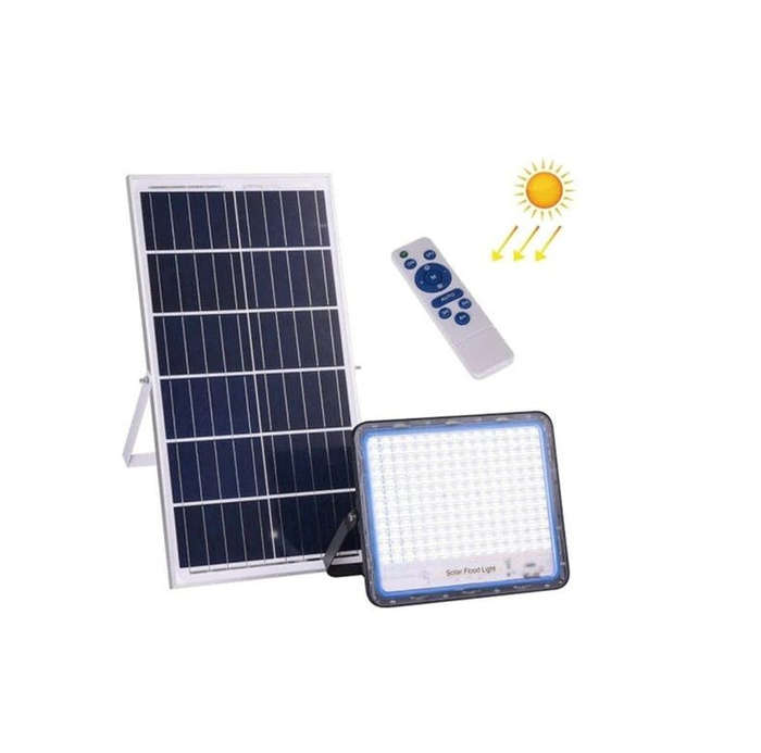 600W Solar Powered LED Flood Light With Panel Remote