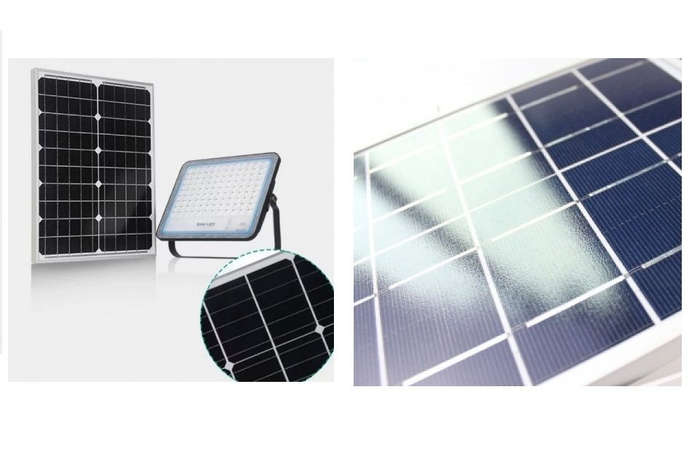 600W Solar Powered LED Flood Light With Panel Remote