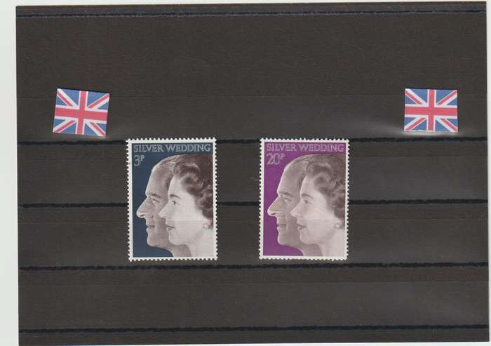 Great Britain 1972 Royal Silver Wedding SG 916-918 (Complete Set) LMM