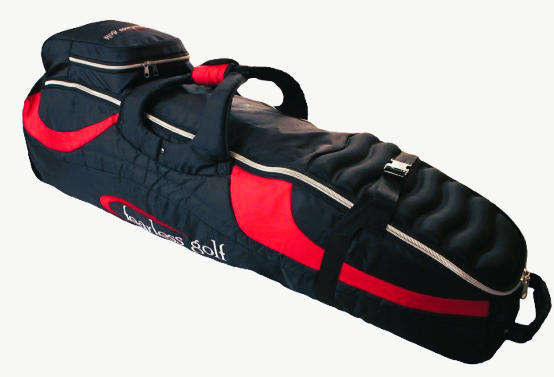Fearless Deluxe Golf Travel Cover  Black/Red
