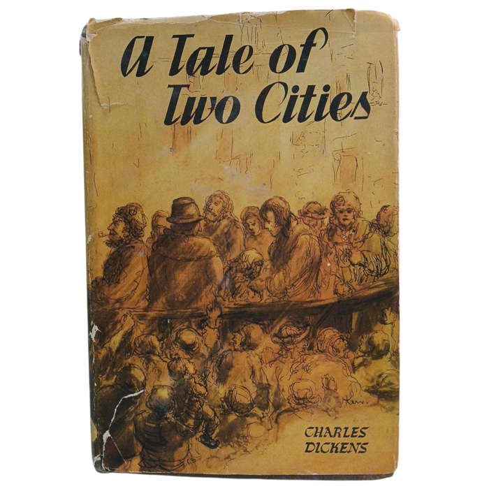 1949 A Tale Of Two Cities By Charles Dickens Hardcover w/Dustjacket