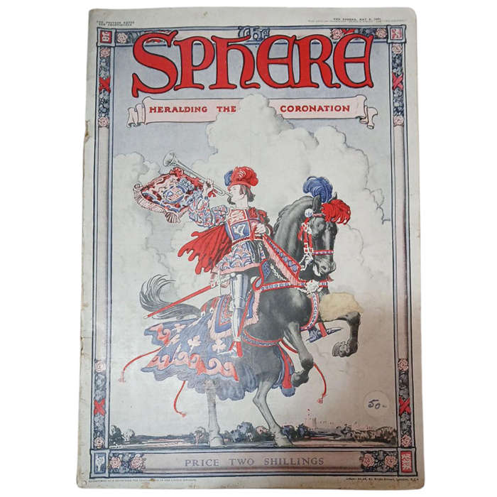 1937 The Sphere , Heralding The Coronation may 8th Illustrated Newspapers Ltd, U.K Magazine