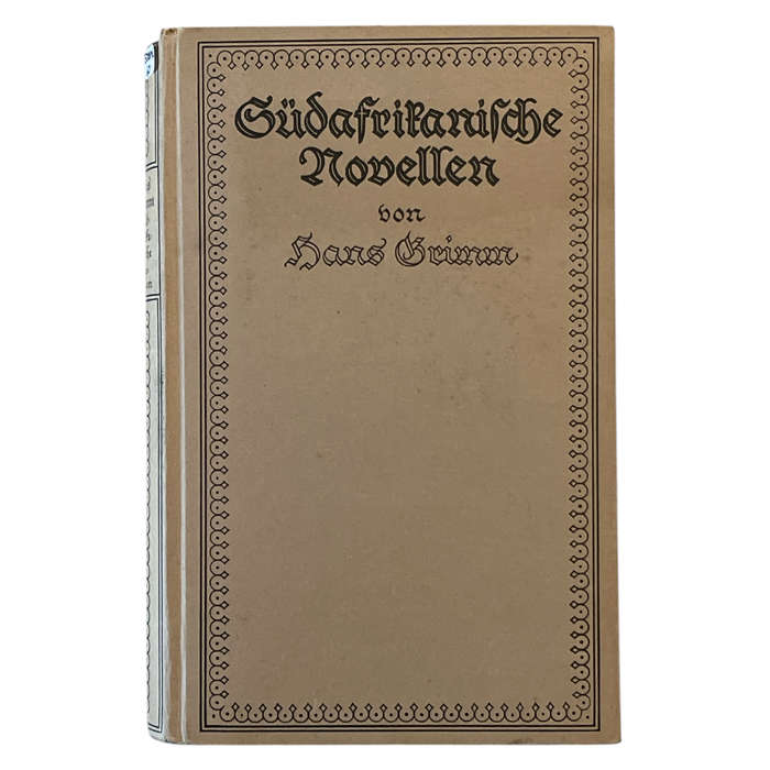 1942 Sudafrikanische Novellen By Hans Grimm Hardcover w/o Dustjacket