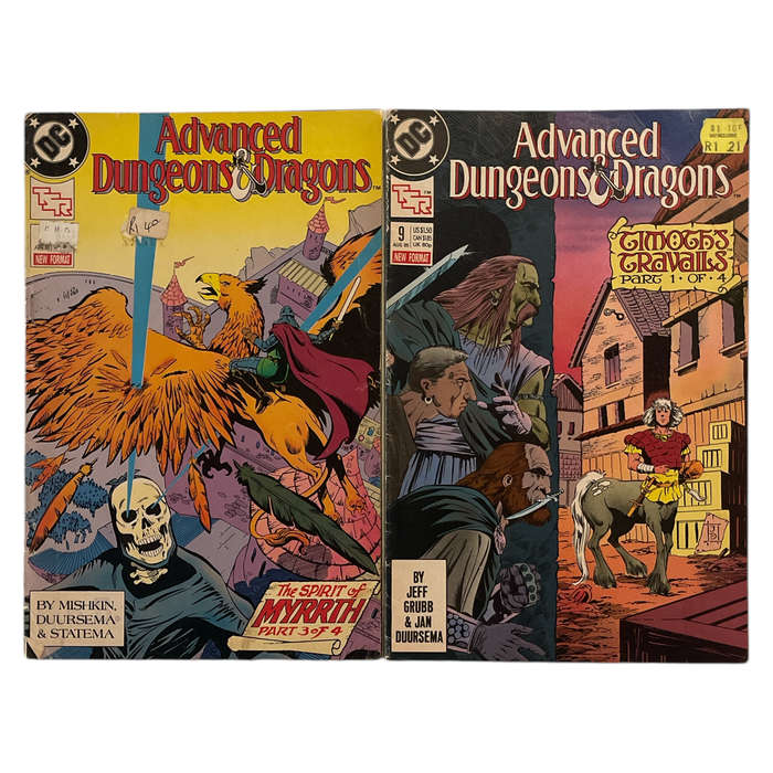 Advanced Dungeons and Dragons Issues 7 and 9 Softcover