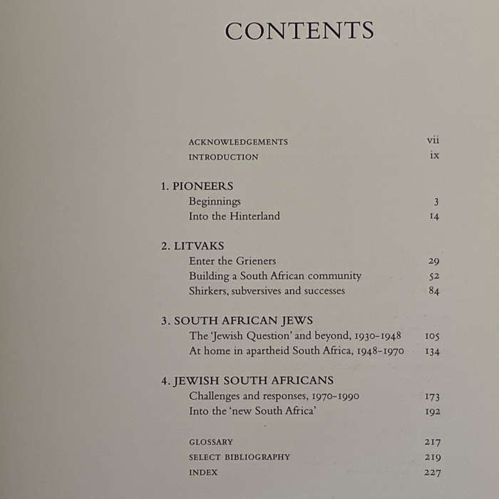 2008 The Jews In South Africa An Illustrated History Richard Mendelsohn and Milton Shain Hardcover w