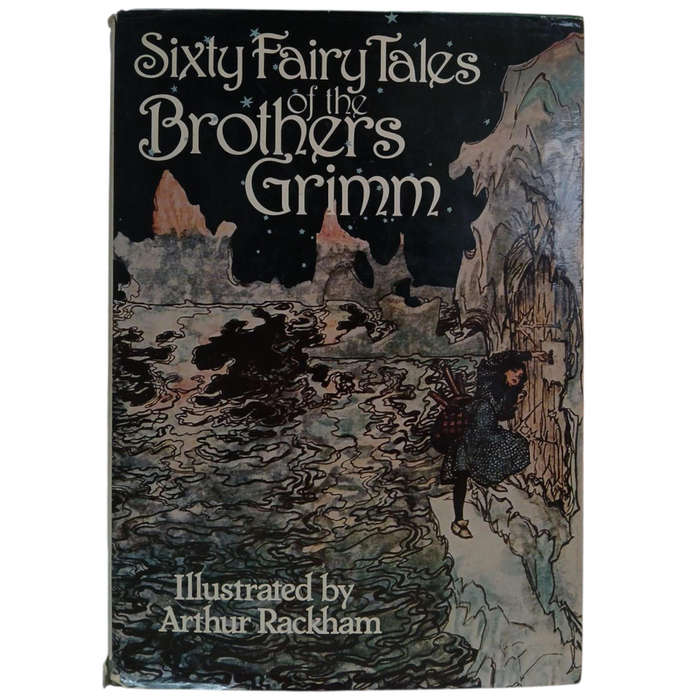 1979 Sixty Fairy Tales of The Brothers Grimm Illustrated by Arthur Rackham Hardcover w/Dustjacket