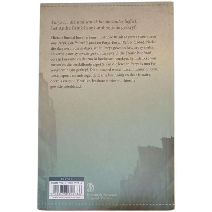 2012 Herionneringe aan Parys by Andre P.Brink Softcover