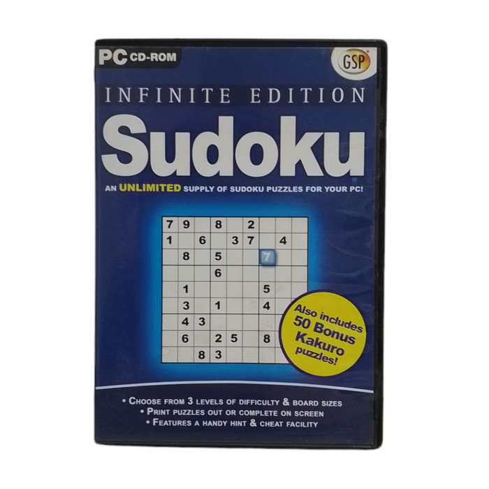 Sudoku - Infinite Edition PC (CD)