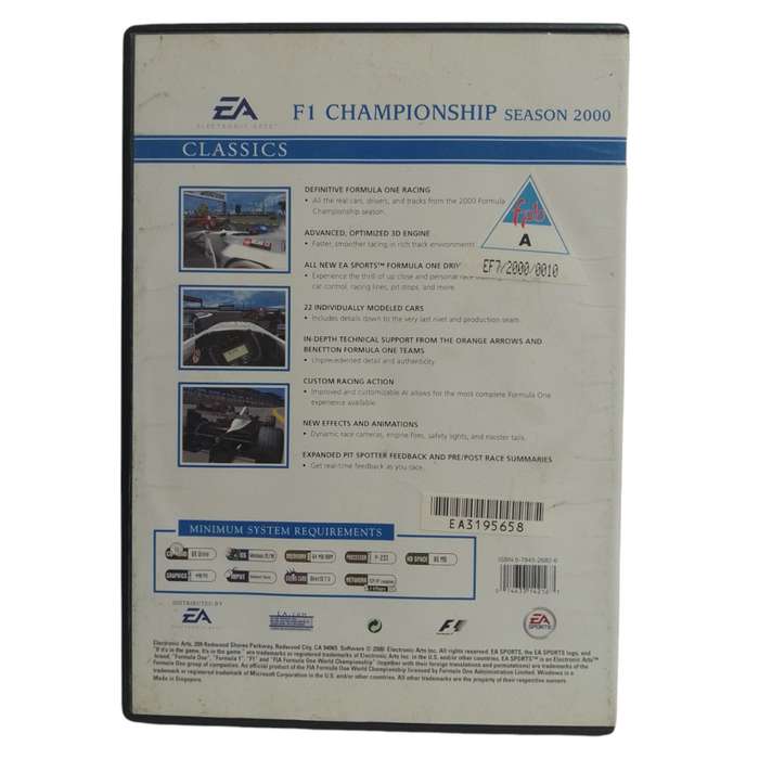 F1 Championship Season 2000 PC (CD)