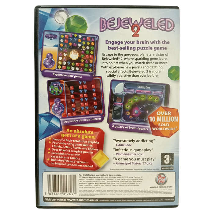 Bejeweled 2 PC (CD)