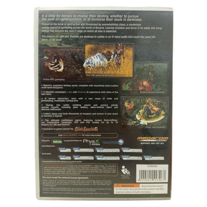 Fallen Angel Sacred 2 PC (DVD)