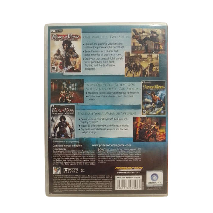 Prince Of Persia - Trilogy PC (DVD)