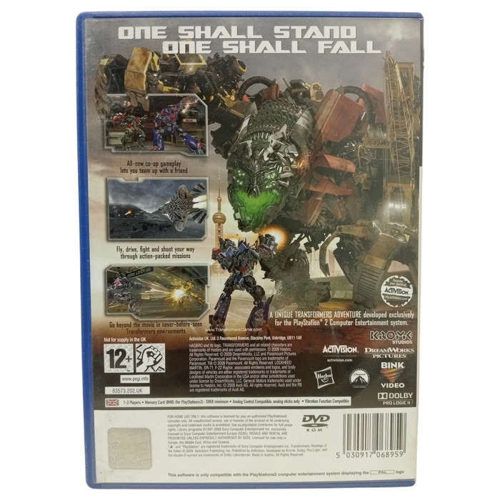 Transformers - Revenge Of The Fallen PlayStation 2