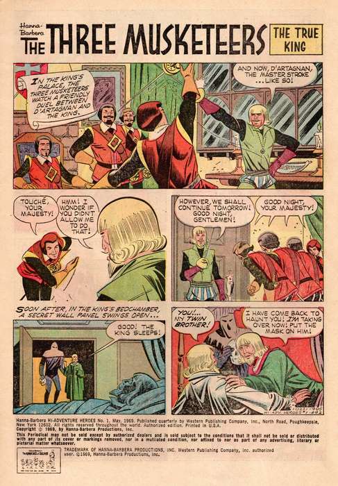 1969 Hi-Adventure Heroes Issue 1 VF Softcover