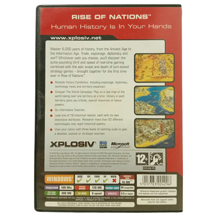 Rise Of Nations PC (CD)