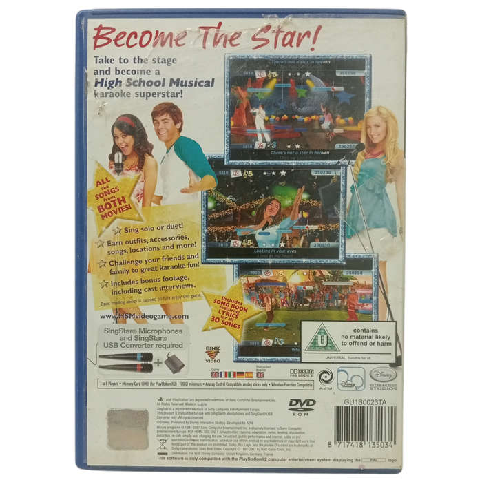 High School Musical - Sing It PlayStation 2