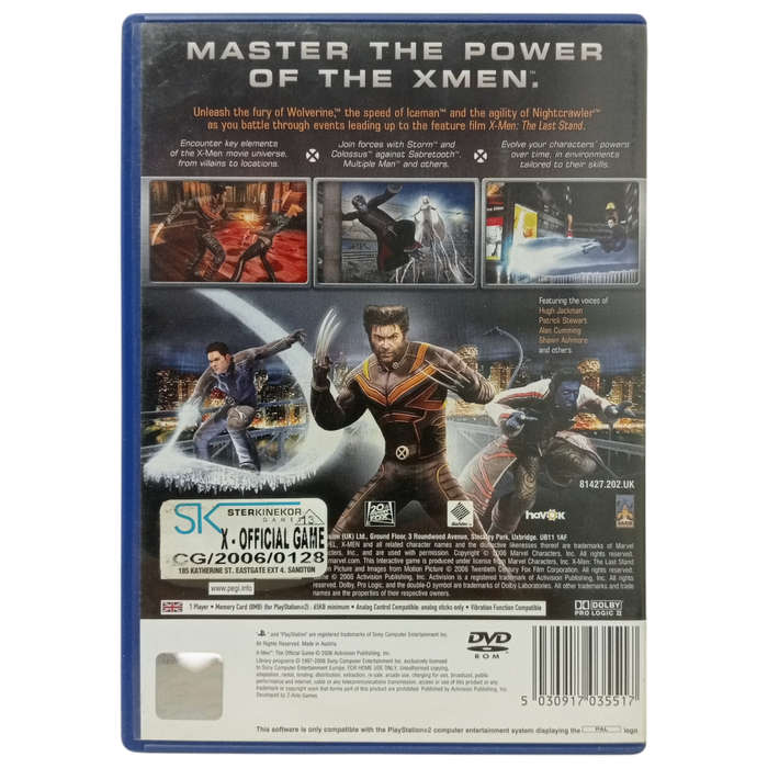 X Men - Official Game PS 2